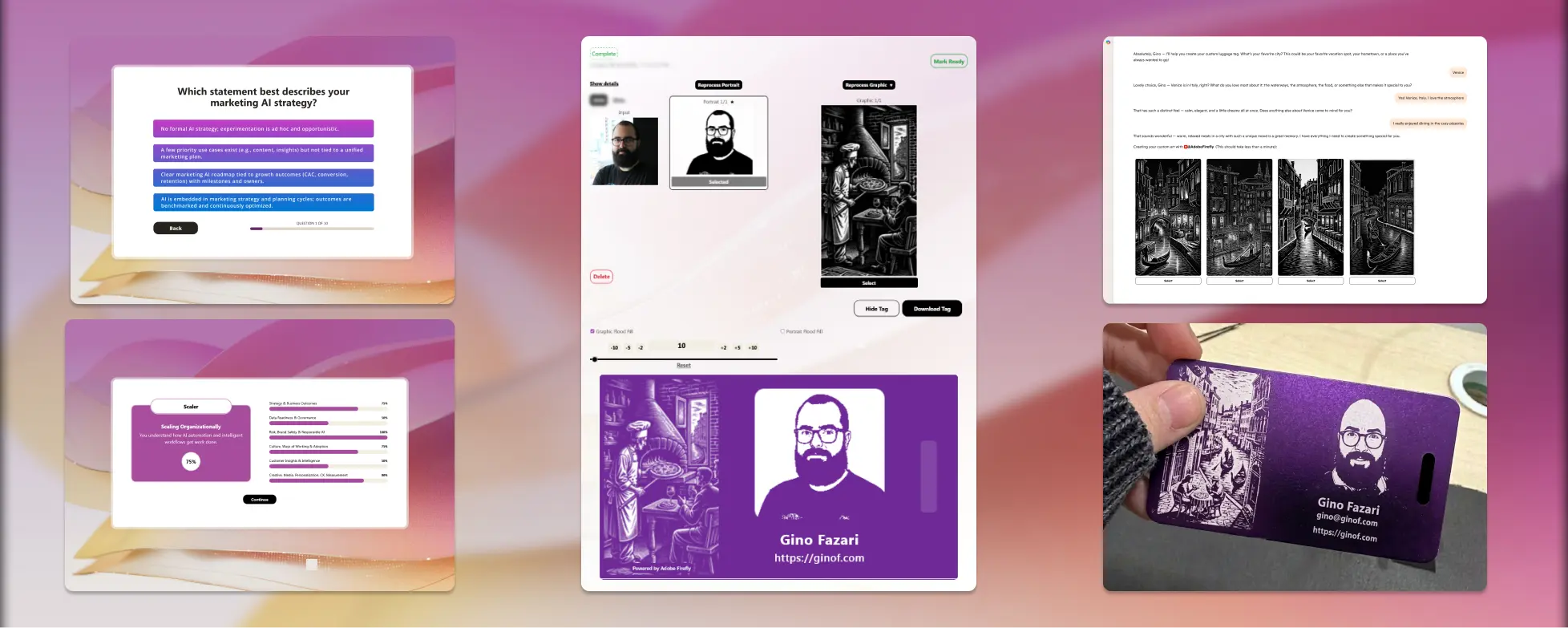 Adobe Summit: Copilot x Firefly Luggage Tags